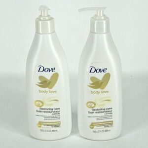 2X Dove‎ Body Love Restoring Care Lotion Ceramide Serum 13.5 oz Pump Bottle NOS